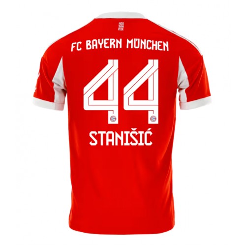 Bayern Munich Josip Stanisic #44 Domácí Dres 2025-26 Krátký Rukáv Bayern Munich Josip Stanisic #44 Domácí Dres 2025-26 Krátký Rukáv